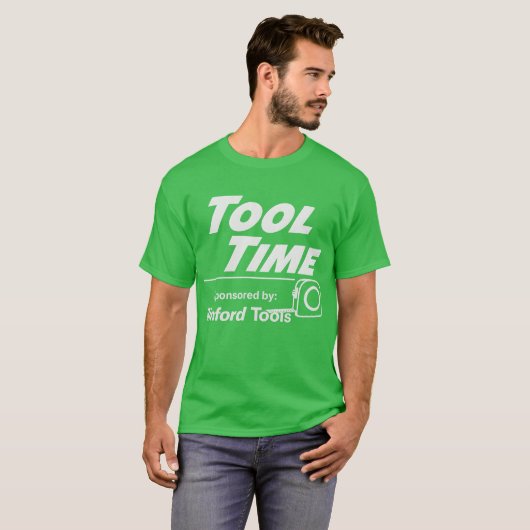 Tool Time gesponsord door Binford Tools T-shirt (Voorkant volledig)
