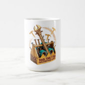 Tool Time Titan T Shirt, Funny Dad Gift Koffiemok (Center)