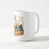 Tool Time Titan T Shirt, Funny Dad Gift Koffiemok (Voorkant rechts)