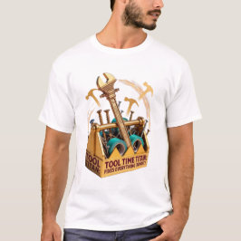 Tool Time Titan T Shirt, Funny Dad Gift T-shirt
