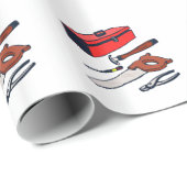 TOOL VAN HET KRAPPINGSPAPIER CADEAUPAPIER (Rol Hoek)