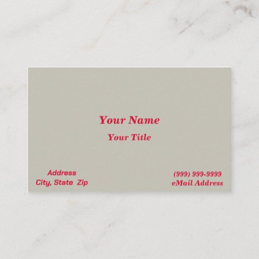 Tool visitekaartje - met rode tang (Achterkant)