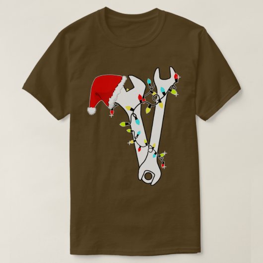 Tool Wrench Technician Mechanic Engineer Christmas T-shirt (Design voorkant)