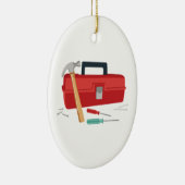 Toolbox en tools keramisch ornament (Rechts)