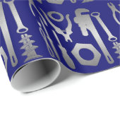 Toolbox mannen hobby hobbies cadeaupapier (Rol Hoek)