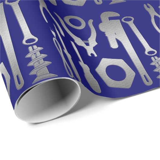 Toolbox mannen hobby hobbies cadeaupapier (Rol Hoek)