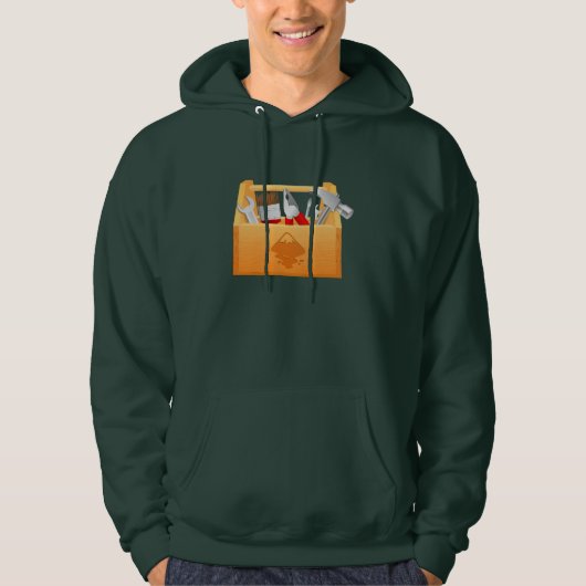 Toolbox Mannen Hoodie (Voorkant)