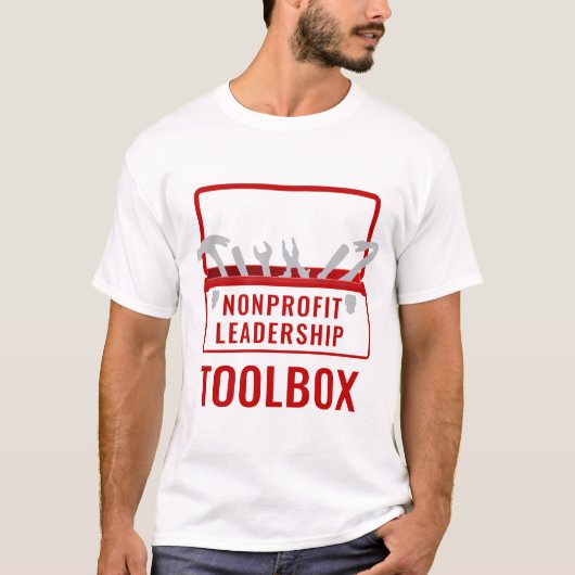 Toolbox Non-profit Leiderschap T-shirt (Voorkant)
