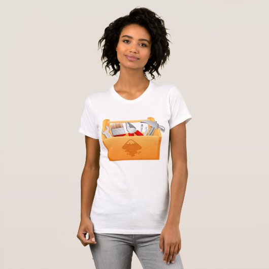 Toolbox Vrouwen T-shirt (Voorkant volledig)