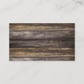 Toolbox Wood Handyman Visitekaartje (Achterkant)