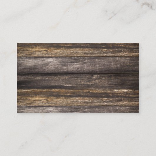 Toolbox Wood Handyman Visitekaartje (Achterkant)