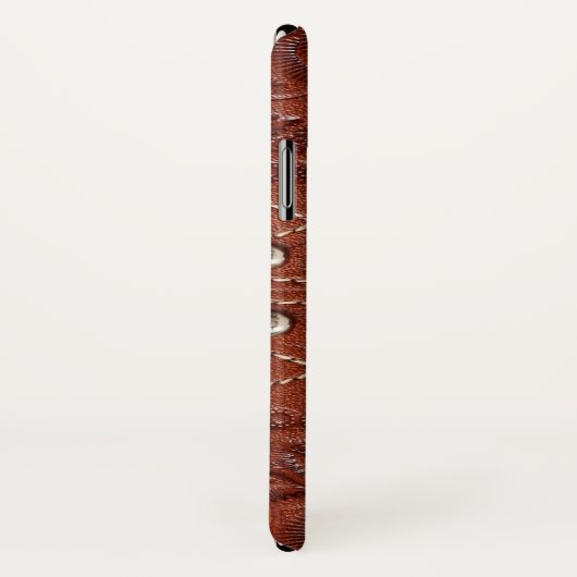 Tooled lederen textuur iPhone draagtas Case-Mate iPhone Case (Achterkant / rechts)