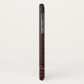 Tooled lederen textuur iPhone draagtas Case-Mate iPhone Case (Achterkant/links)