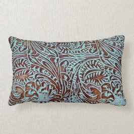 Toolin Blauwgroen (Bruin Rug) Kussen
