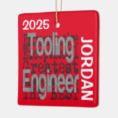 Tooling Engineer Extraordinaire CUSTOM Keramisch Ornament (Links)