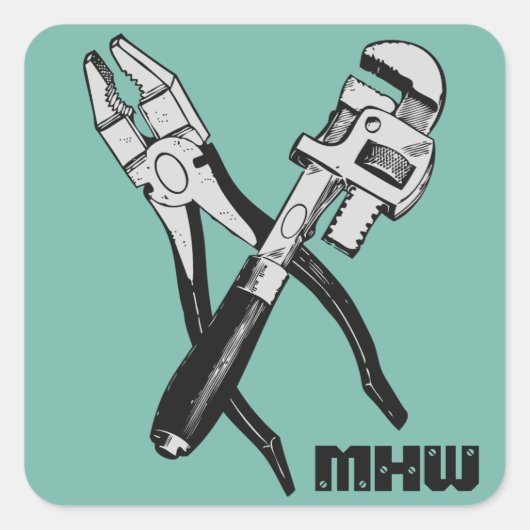 TOOLS aangepaste stickers (Voorkant)