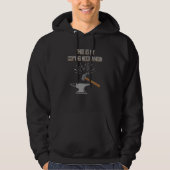 Tools Blacksmithing Hammer This Is My Coping Mecha Hoodie (Voorkant)