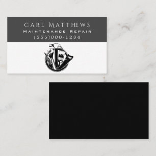 Tools Design Handyman Maintenance Service Visitekaartje