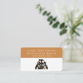 Tools Design Handyman Maintenance Service Visitekaartje (Staand voorkant)