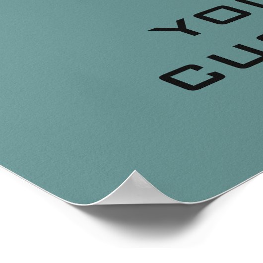 TOOLS douanekleur en tekst poster (Hoek)