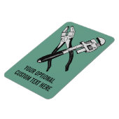 TOOLS douanetekst & kleurenmagneet Magneet (Linkerzijde)