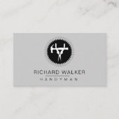 Tools Handyman Mechanic Auto Carpenter Industry Visitekaartje (Voorkant)