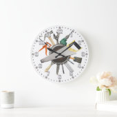 Tools Man Cave Wall Clock Grote Klok (Huis)