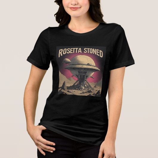 Tool's Rosetta Stoned - Retro Sci-Fi Comic Art Tri-Blend Shirt (Voorkant)