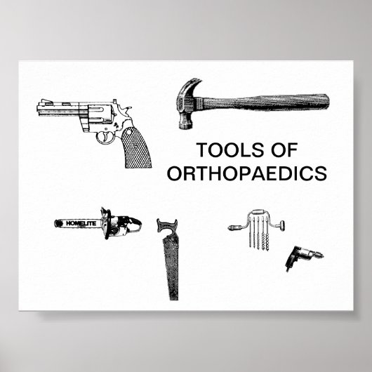 TOOLS VAN ORTHOPEDICA POSTER (Voorkant)