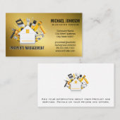 Tools voor algemene aannemers | Home Renovaties Visitekaartje (Voorkant / Achterkant)