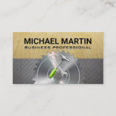 Tools voor algemene aannemers | houtmetaal visitekaartje (Voorkant)