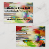 Tools voor artistieke fotografie visitekaartje (Voorkant / Achterkant)