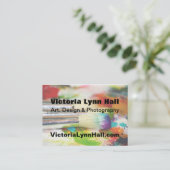 Tools voor artistieke fotografie visitekaartje (Staand voorkant)