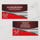 Tools voor hardwareconstructie | Hamers | Metallis Visitekaartje (Voorkant / Achterkant)