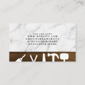 Tools voor herstellers thuis | Achtergrond marmer Visitekaartje (Achterkant)