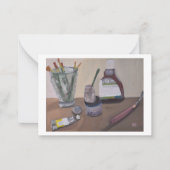 Tools voor kunstenaars notitiekaartje (Voorkant)