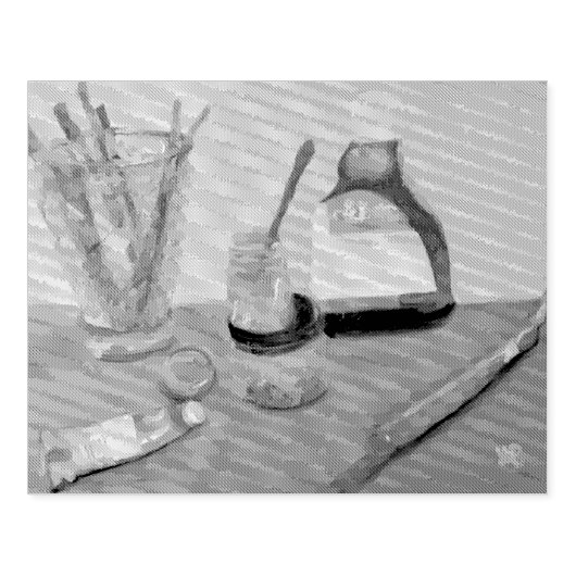 Tools voor kunstenaars rubberstempel (Afrduk)