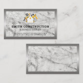 Tools voor ontwerpers | Steen en metaal Visitekaartje (Voorkant / Achterkant)