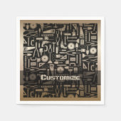 Tools voor zwartwitwerkshop en Gold-workshop — Nap Servet (Voorkant)