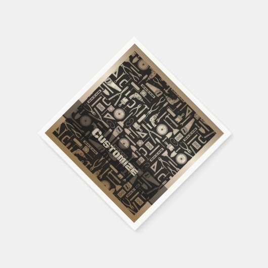 Tools voor zwartwitwerkshop en Gold-workshop — Nap Servetten (Hoek)