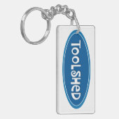 "Toolshed" Sleutelhanger (Voorkant Links)