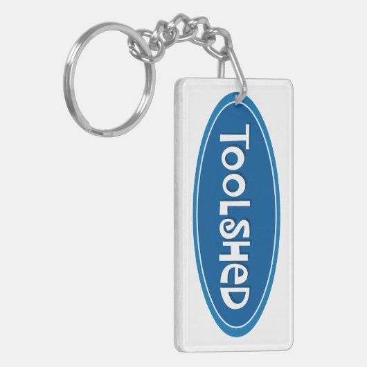"Toolshed" Sleutelhanger (Voorkant Links)