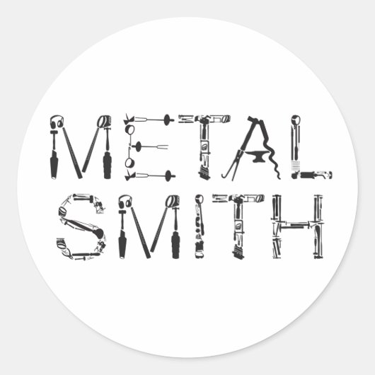Toolvetica Metalsmith sticker (Voorkant)