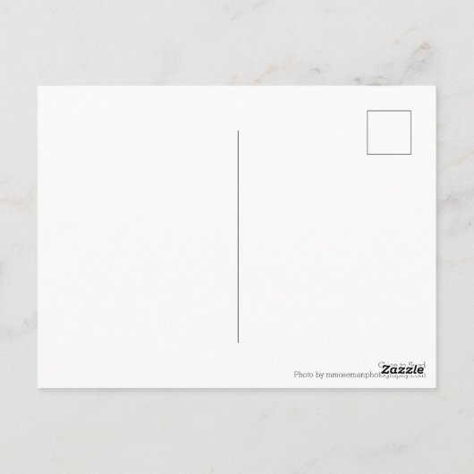 Toon aan zaad briefkaart (Achterkant)