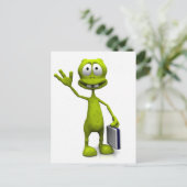 Toon Alien Briefkaart (Staand voorkant)