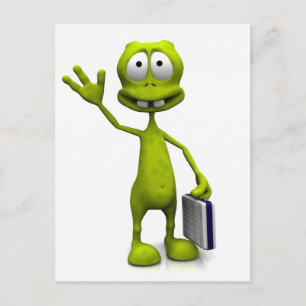 Toon Alien Briefkaart