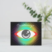 Toon Alien Eye Thunder_Cove Briefkaart (Staand voorkant)