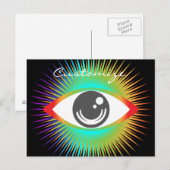 Toon Alien Eye Thunder_Cove Briefkaart (Voorkant / Achterkant)