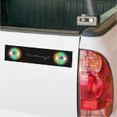 Toon Alien Eye Thunder_Cove Bumpersticker (Op Truck)