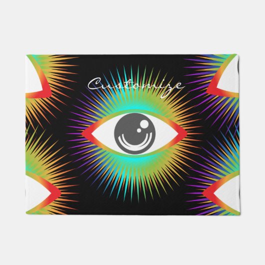 Toon Alien Eye Thunder_Cove Deurmat (Voorkant)